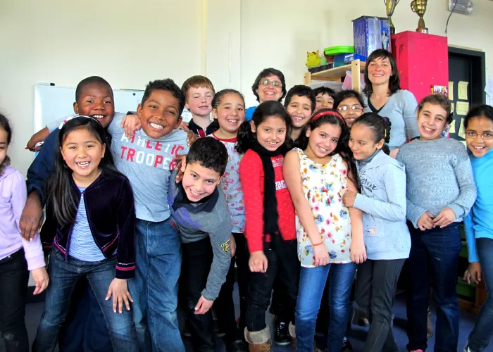 Class with children Belgium
