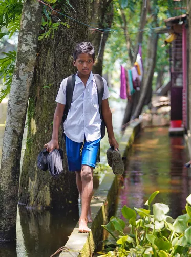 COP27-UNICEF-minstens 27,7 miljoen kinderen in 27 landen zijn hard geraakt door verwoestende overstromingen, die mede het gevolg zijn van klimaatverandering